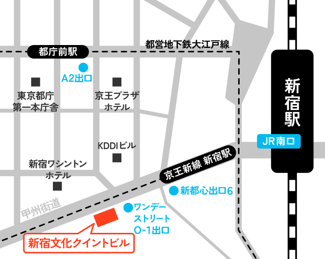 KDDIエンジニアリング株式会社 地図